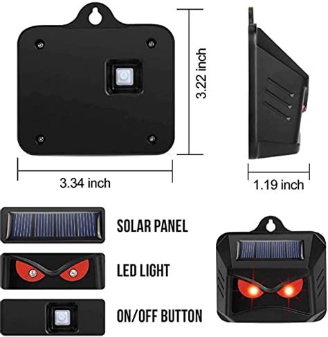 Solar Predator Control Light 4-Pack – Fox Deterrents for Gardens ...