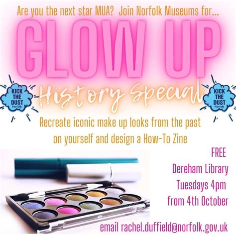 Glow Up History Special, Dereham Library, Norwich, 4 October 2022