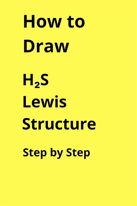 H2S Lewis Structure-This post is about the lewis structure of hydrogen sulfide. Chemistry Help ...