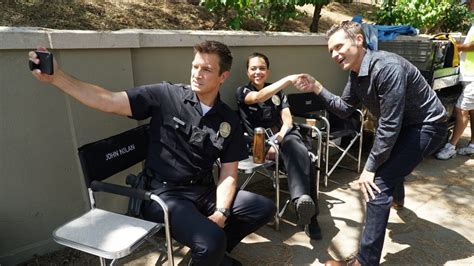 See 'Castle's Nathan Fillion & Seamus Dever Reunite on 'The Rookie' (PHOTOS)