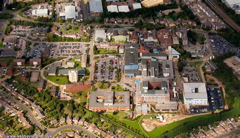 Kettering General Hospital from the air | aerial photographs of Great Britain by Jonathan C.K. Webb