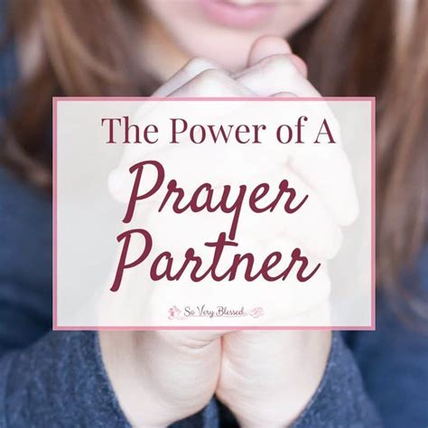 How To Get A Prayer Partner