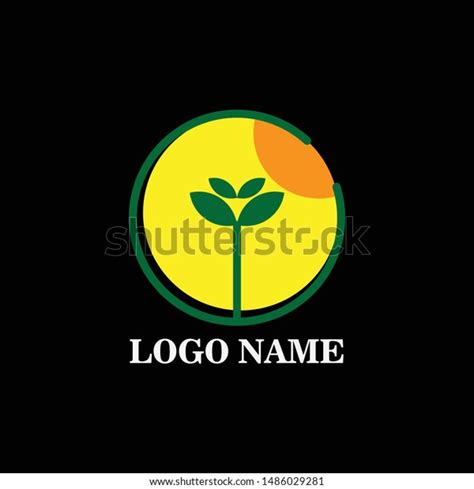 Agribusiness Logo Template Vector Logo Design Stock Vector (Royalty ...