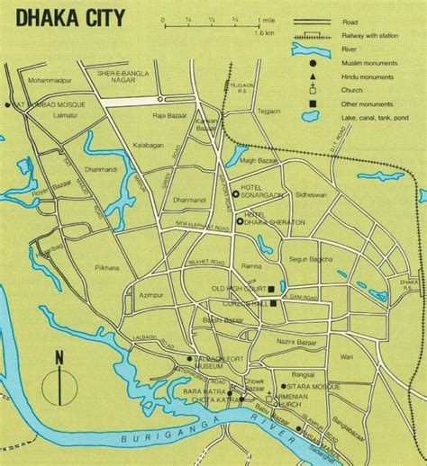 Mappa - Dacca (Dhaka) - MAP[N]ALL.COM