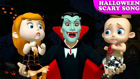 Halloween Song For kids | Scary Monster Haunted Dracula Song | Nursery ...