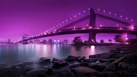 Wallpaper Golden Gate Bridge During Night Time, Full HD, HDTV, 1080p 16 ...