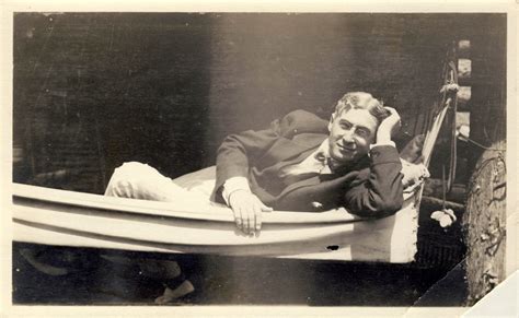 Bernard Baruch in a hammock – Bernard Baruch: Private Life of a Public Man