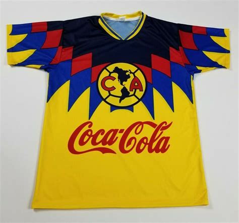 Club America Jersey Las Aguilas Black & Yellow Retro Soccer Jersey - Etsy