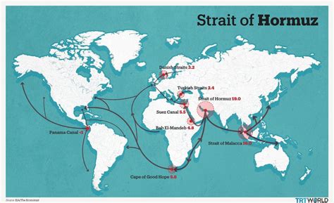 Strait Of Hormuz World Map | Sahara Map