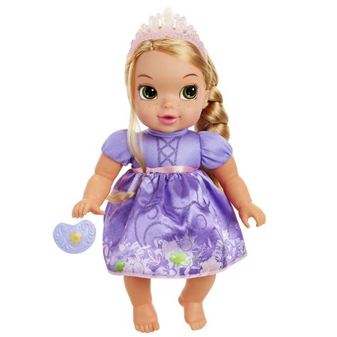 Disney Princess Deluxe Baby Rapunzel Dolls Includes Tiara and Bottle, for Children Ages 2 ...