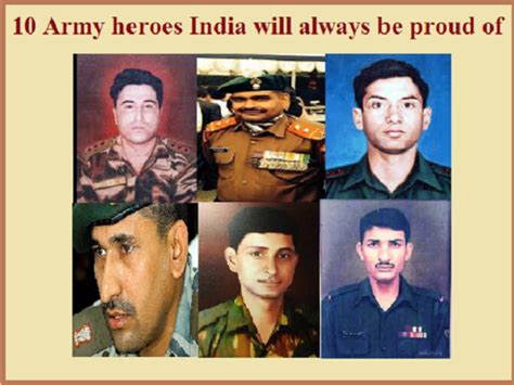 Kargil War Heroes Photos With Name