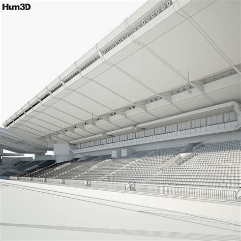 Stade Louis II 3D model - Architecture on Hum3D