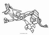 Coloring Pages Rayquaza sketch template