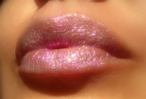 Hit the Beach in Pink Clear Lip Gloss with Sparkle Glitter | Etsy