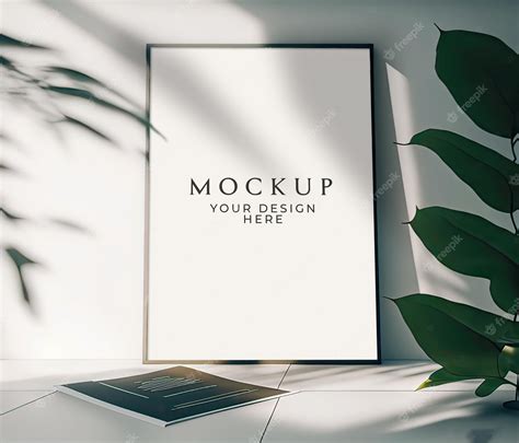 Frame canvas mockup | Premium AI-generated PSD