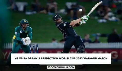 NZ vs SA Dream11 Prediction World Cup 2023 Warm-up Match No. 7 | New ...