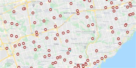 Where all of Toronto's Red Light Cameras are Located (MAP)