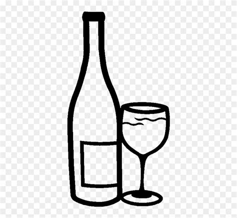 Drinks - Meat - Wine Bottle And Glass Clipart - Free Transparent PNG ...