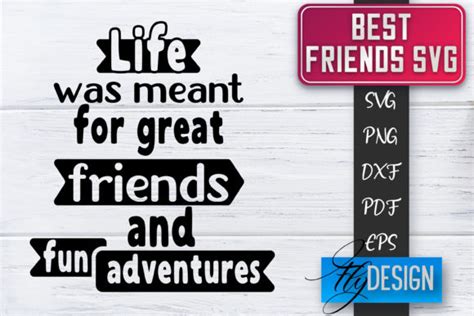 Best Friends SVG | Best Friends Quotes Graphic by flydesignsvg ...