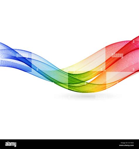 Vector Abstract color wave background. Rainbow wave Stock Vector Image ...