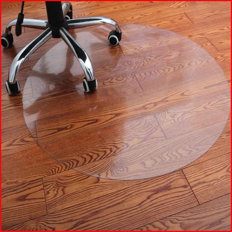 Wooden protective floor mats doormat mat chair office computer desk cushion scratch protection ...