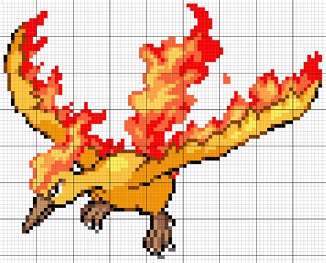 Moltres | Pixel art pokemon, Pokemon cross stitch, Pokemon cross stitch ...