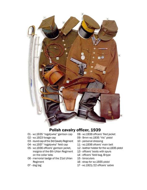 Polish cavalry officer's gear, 1939 Wwii Uniforms, Military Uniforms, Poland Ww2, Garrison Cap ...