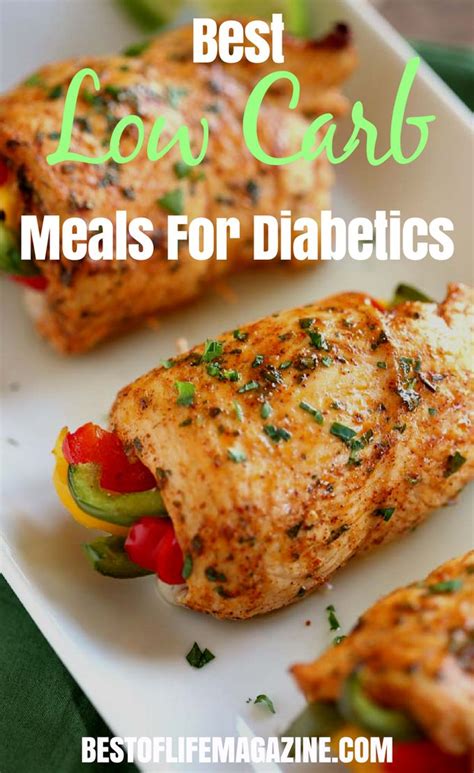 There are easy to make low carb meals for diabetics that are perfect for doing meal prep, ma ...