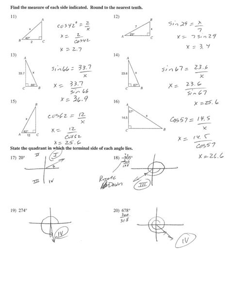 Law Of Sines Practice Worksheet Answers — db-excel.com