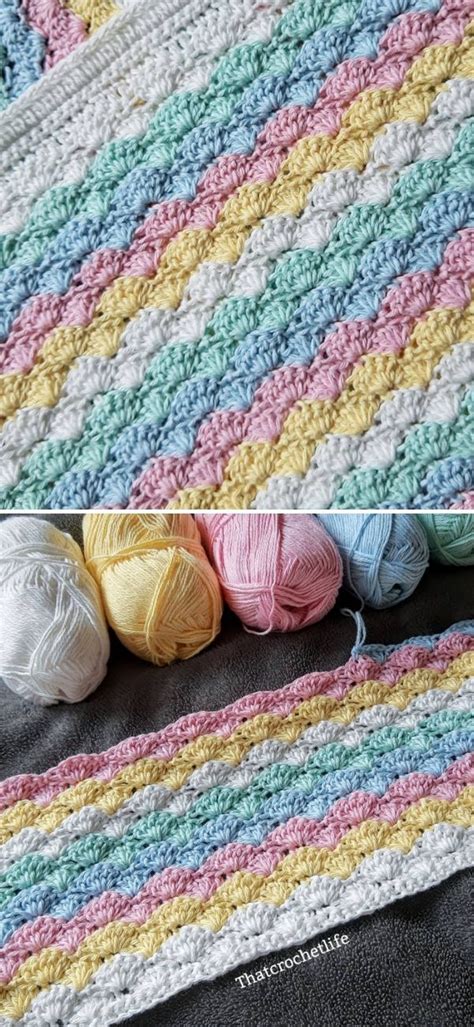 Beautiful Shells Baby Blanket - Free Pattern and Ideas - Pattern Center