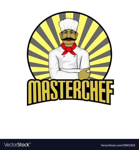 Masterchef logo Royalty Free Vector Image - VectorStock