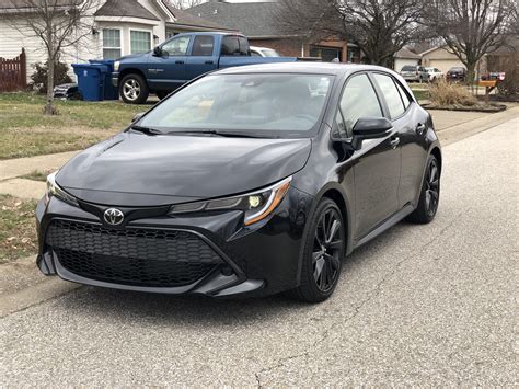 2020 Toyota Corolla hatchback se nightshade. First new car and couldn’t be happier! : r/COROLLA