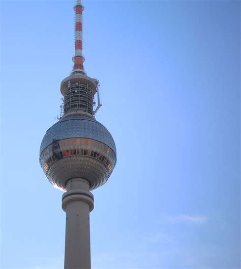 In central East Berlin the second tallest structure in Europe scratches ...