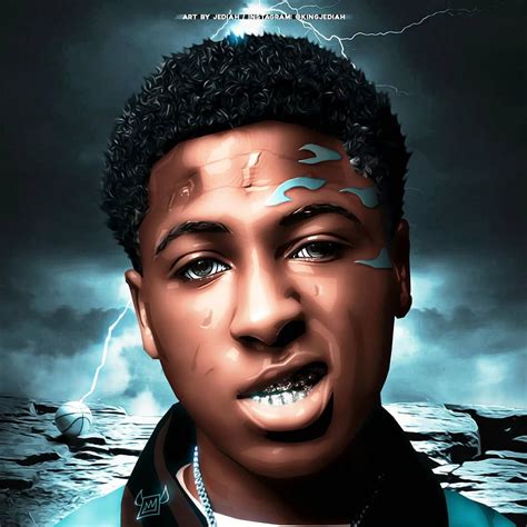 NBA YoungBoy 🏀 Art by Me #nbayoungboy #neverbrokeagain #rapper #rap # ...