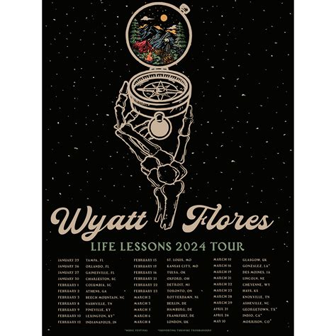 LL Tour Compass Poster – Wyatt Flores Official Store