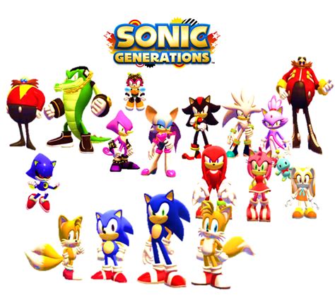 Sonic Generations Characters by 9029561 on DeviantArt