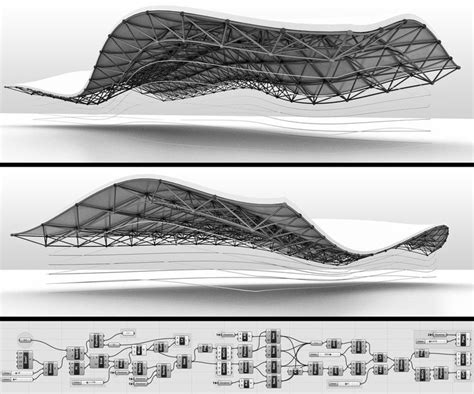 Spaceframe Structure | Parametric design, Parametric architecture, Roof architecture