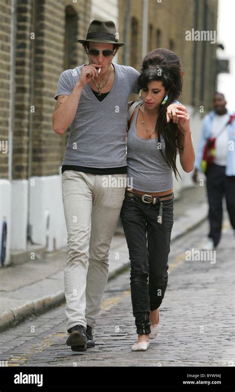 Amy Winehouse and husband Blake Fielder-Civil leave home to go for ...