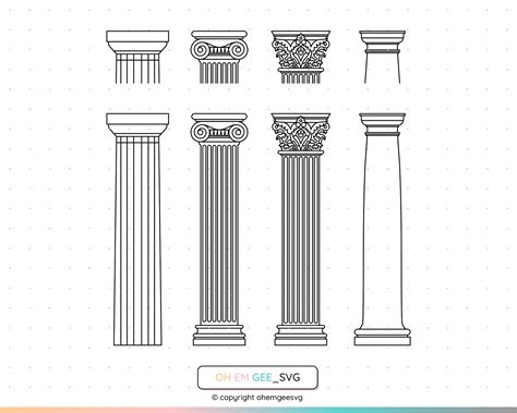 Free Clipart Greek Columns Corinthian