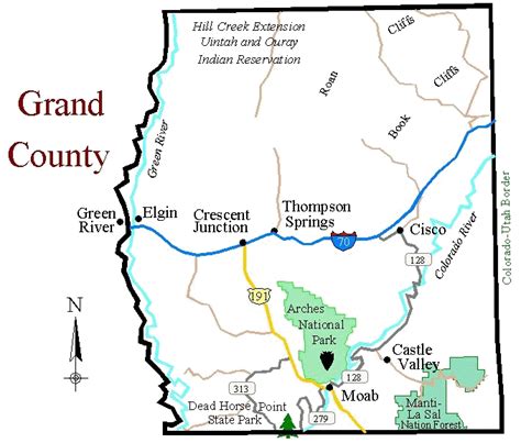 Grand County Colorado Map - World Of Light Map