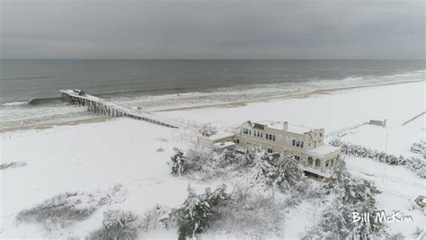 How about this snowy view of Belmar Beach - Bill McKim Photography -Jersey Shore whale watch tours