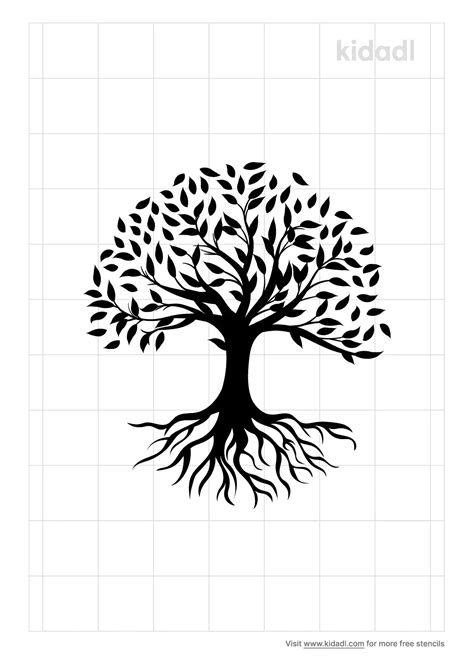 Tree Of Life Stencil Printable