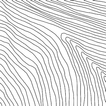 Curved Lines Drawn By Hand Abstract Print Abstract Geometric Background ...