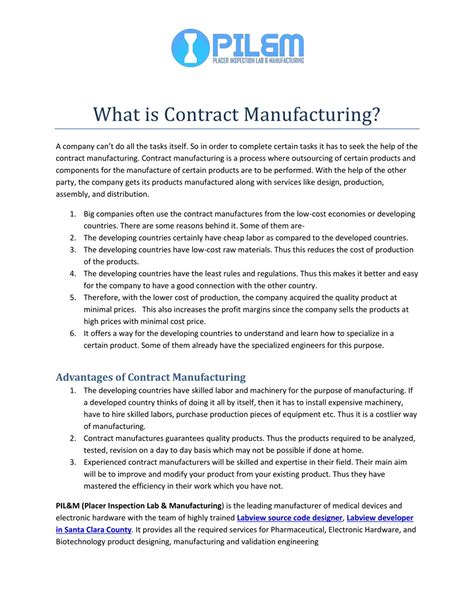 PPT - What is Contract Manufacturing? PowerPoint Presentation, free download - ID:7998438