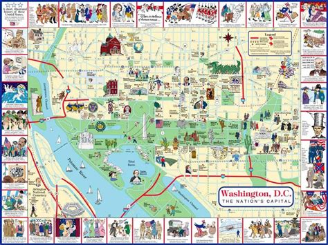 Washington dc sightseeing-Karte - Washington sightseeing-Karte ...