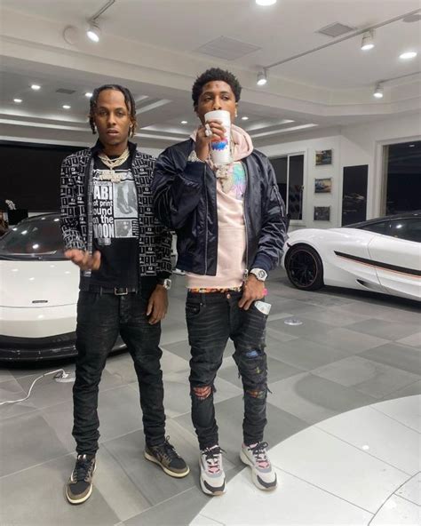 Dior Pink Grey B22 Sneak­ers of YoungBoy Never Broke Again on the Instagram account @richthekid ...