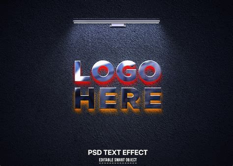 Premium PSD | Luxury logo mockup minimal logo mockup