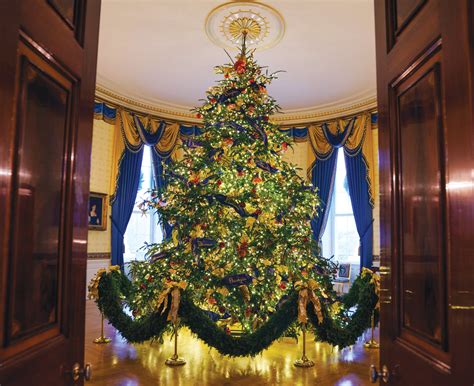 Melania Trump unveils White House Christmas decorations with theme of ...