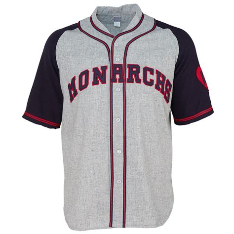 Kansas City Monarchs 1942 Road Jersey – Ebbets Field Flannels