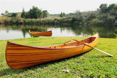 Handcrafted Wooden Red Cedar Canoe 12 Feet | Etsy